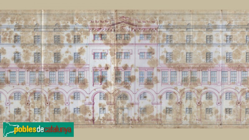 Barcelona - Escola Pia Sant Antoni. 1868. Arxiu Històric de la Ciutat de Barcelona