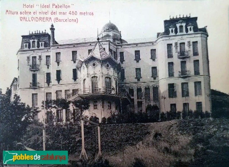 Barcelona - Antic Hotel Ideal Pavillon. Postal antiga Barcelona - Antic Hotel Ideal Pavillon. Postal antiga