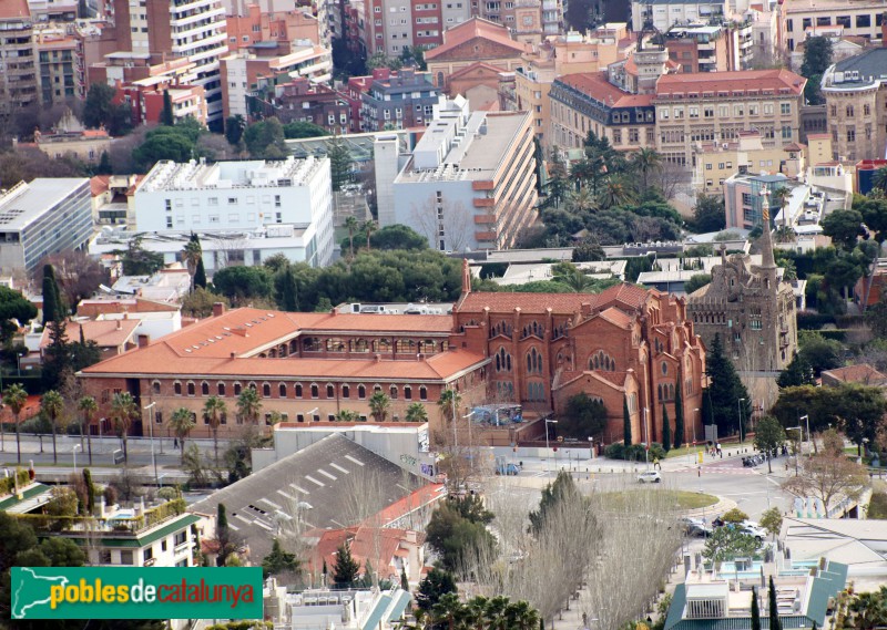 Barcelona - Convent del Redemptor, des del Tibidabo