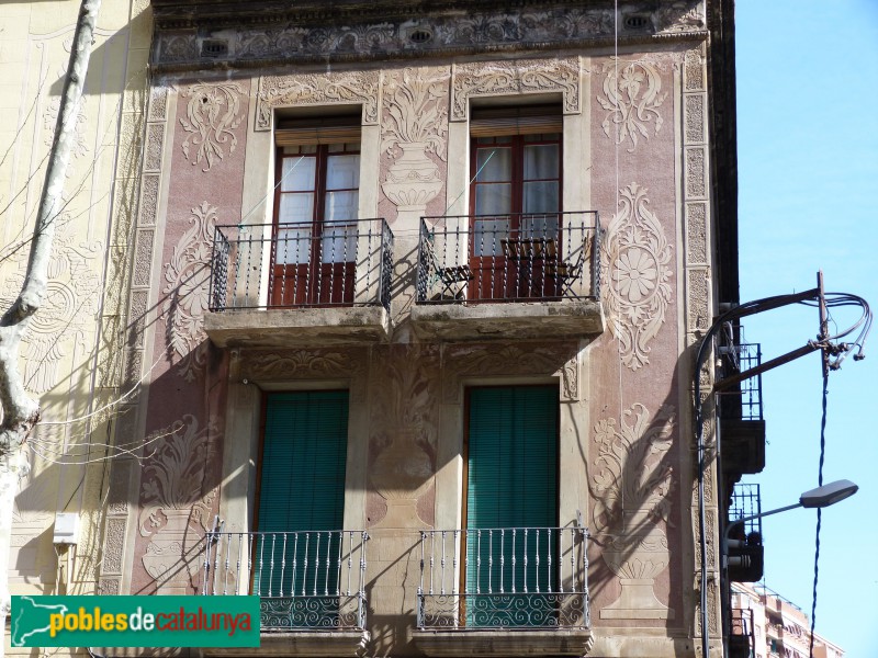 Barcelona - Passatge Sant Pere, 1, abans de la darrera restauració