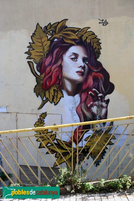 Barcelona - Mural Tu que em mires