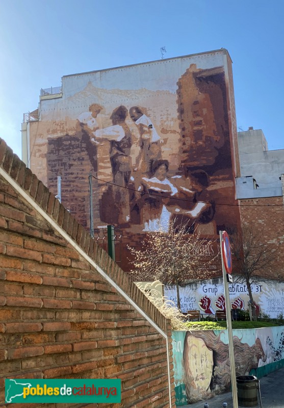 Barcelona - Mural de la Teixonera