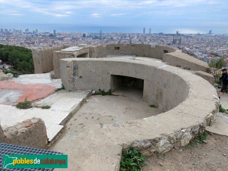 Barcelona - Bateries del Carmel (Foto: Enric, 2013) Barcelona - Bateries del Carmel