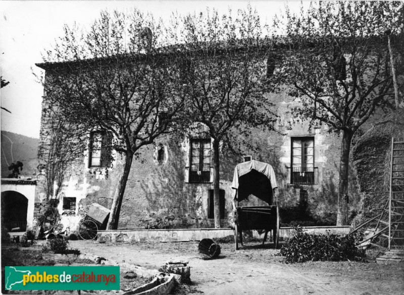 Barcelona - Can Cortada (Foto: J. Dolcet -Arxiu Fotogràfic Centre Excursionista de Catalunya-, inicis segle XX) Barcelona - Can Cortada
