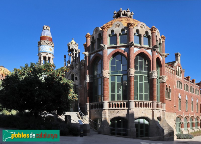 Hospital de Sant Pau - Pavelló de Sant Salvador (Foto: Albert Esteves, 2021) Hospital de Sant Pau - Pavelló de Sant Salvador