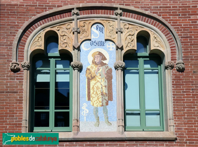 Hospital de Sant Pau - Edifici d'Operacions (Foto: Albert Esteves, 2021) Hospital de Sant Pau - Edifici d'Operacions