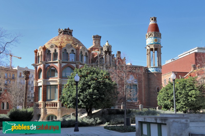 Hospital de Sant Pau - Pavelló de la Puríssima Concepció (Foto: Albert Esteves, 2021) Hospital de Sant Pau - Pavelló de la Puríssima Concepció