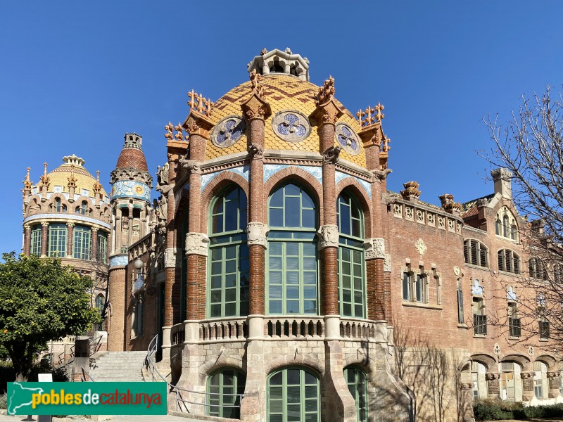 Hospital de Sant Pau - Pavelló de Sant Rafael (Foto: Albert Esteves, 2021) Hospital de Sant Pau - Pavelló de Sant Rafael