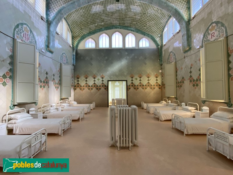 Hospital de Sant Pau - Pavelló de Sant Rafael (Foto: Albert Esteves, 2021) Hospital de Sant Pau - Pavelló de Sant Rafael