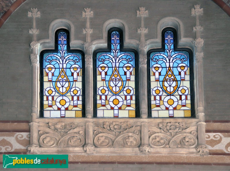 Hospital de Sant Pau - Vestíbul i escala d'honor (Foto: Albert Esteves, 2021) Hospital de Sant Pau - Vestíbul i escala d'honor