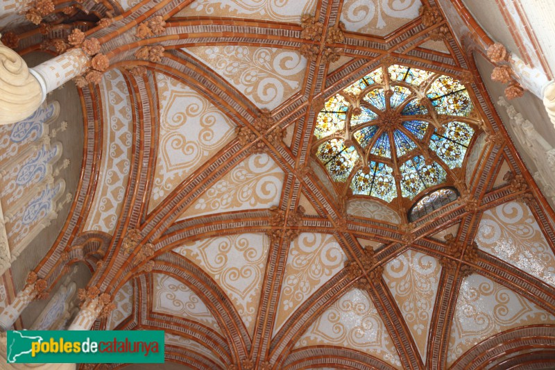 Hospital de Sant Pau - Volta de l'escala d'honor (Foto: Albert Esteves, 2021) Hospital de Sant Pau - Volta de l'escala d'honor