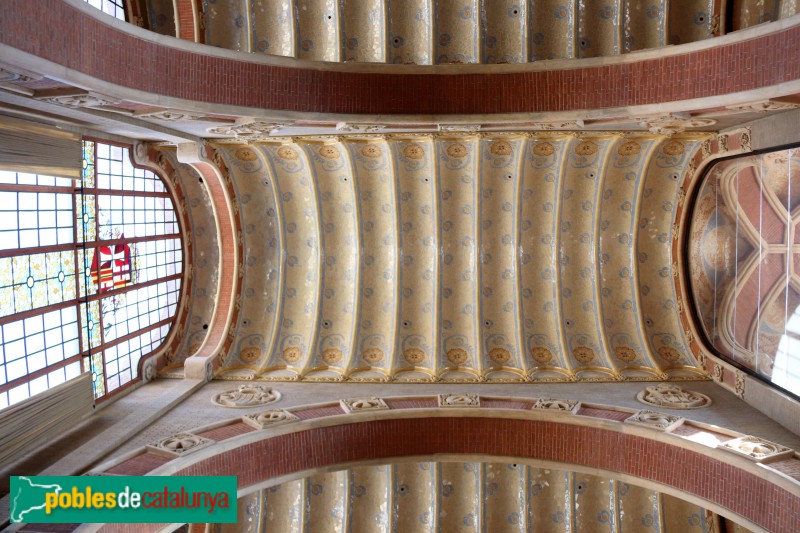 Hospital de Sant Pau - Sala Domènech i Montaner (Foto: Albert Esteves, 2021) Hospital de Sant Pau - Sala Domènech i Montaner