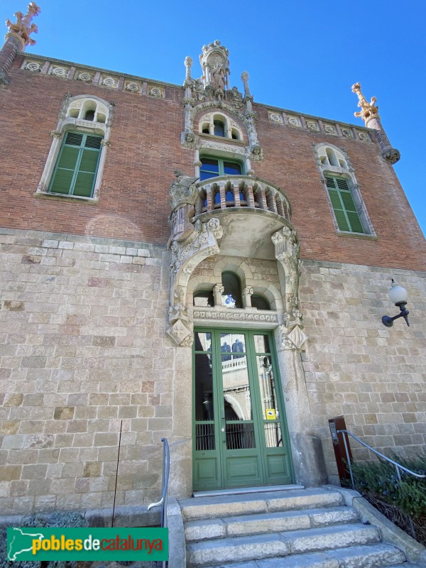 Hospital de Sant Pau - Pavelló de Sant Leopold. Façana posterior