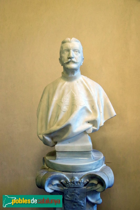 Bust de Joaquim de Càrcer (Miquel Blay) (Foto: Albert Esteves, 2021) Bust de Joaquim de Càrcer (Miquel Blay)