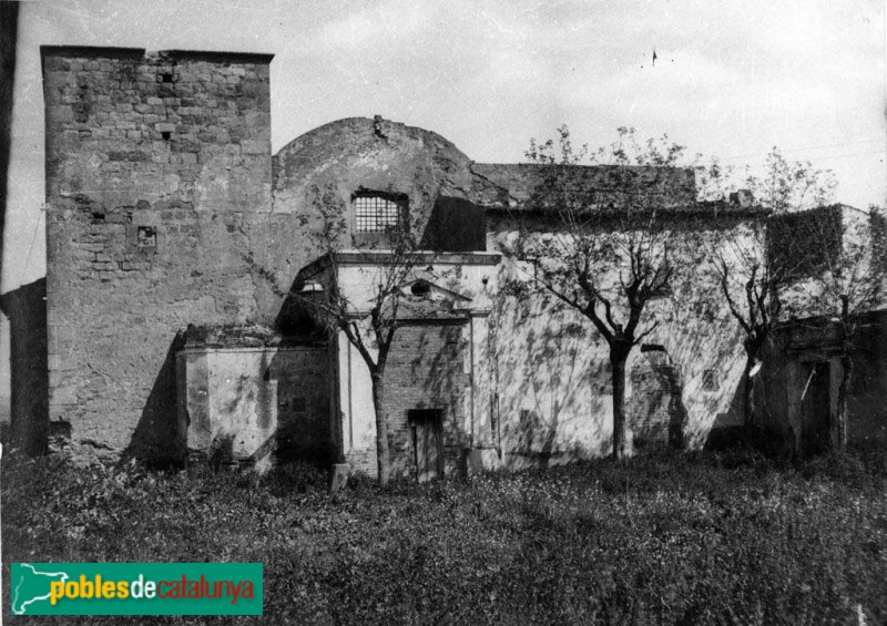 Barcelona - Església de Sant Joan d'Horta. Edifici antic