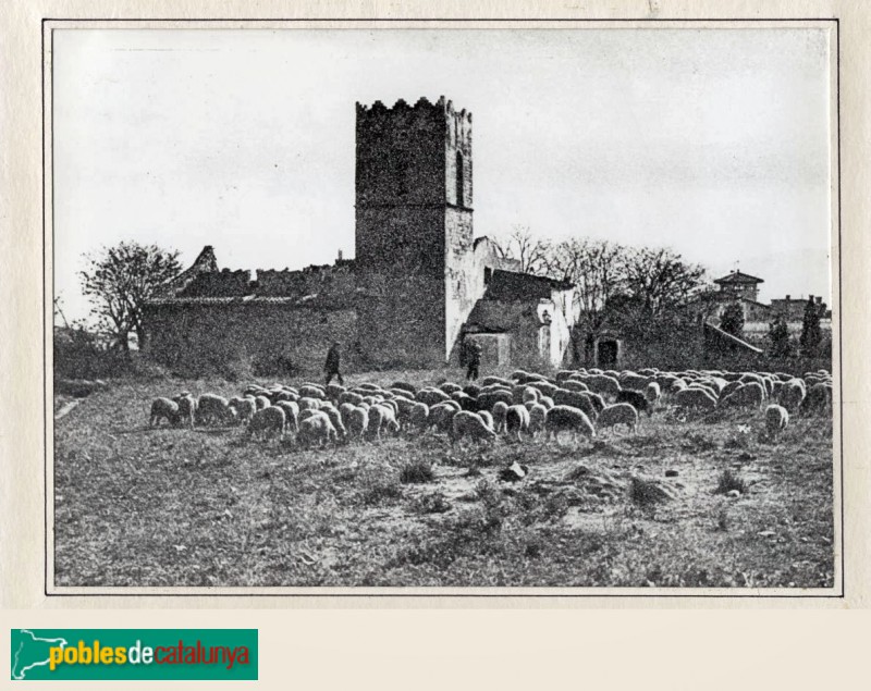 Barcelona - Església de Sant Joan d'Horta, 1912 - Arxiu Municipal del Districte d' Horta-Guinardó