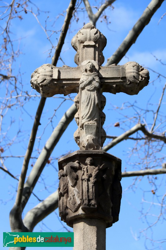 Barcelona - Creu de terme d'Horta