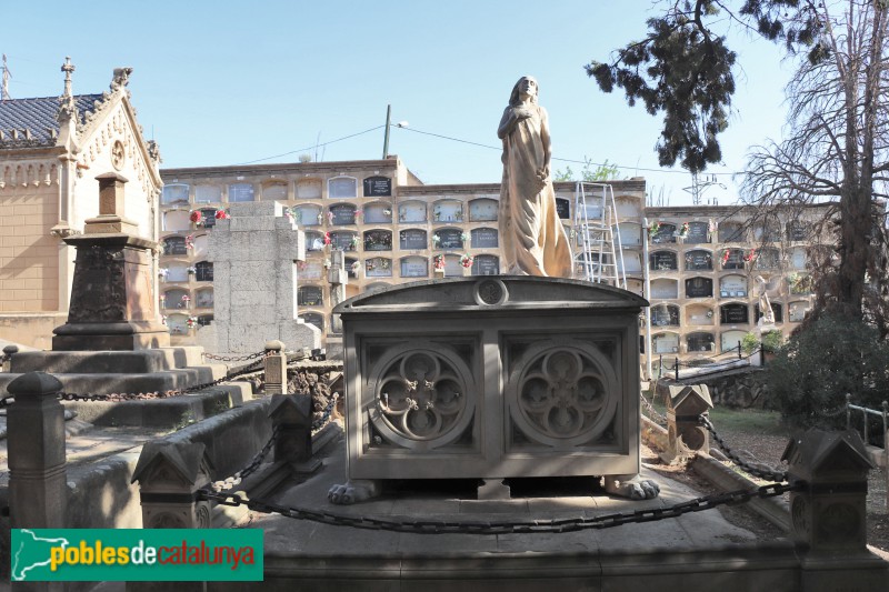 Cementiri d'Horta  - Sepulcre Francesc Sans