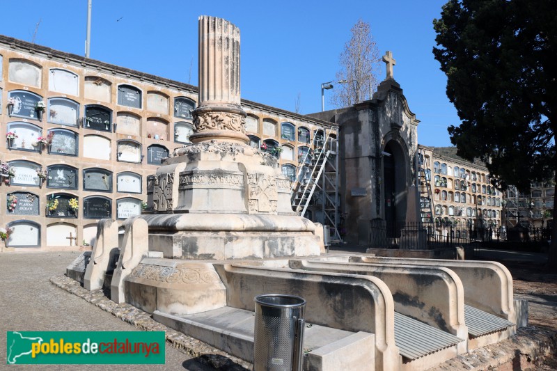 Cementiri d'Horta  - Sepulcre Marcet-Planàs