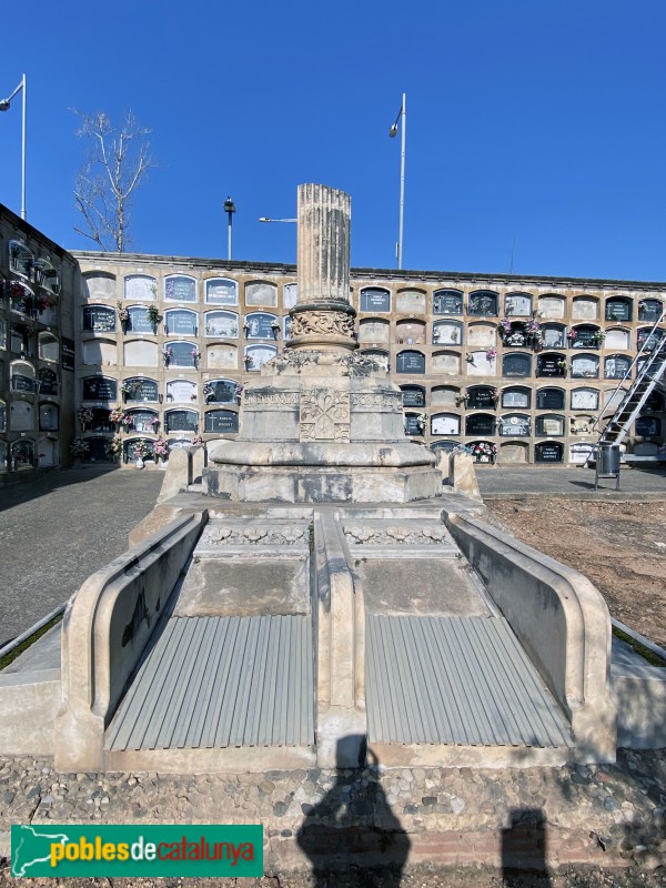 Cementiri d'Horta  - Sepulcre Marcet-Planàs