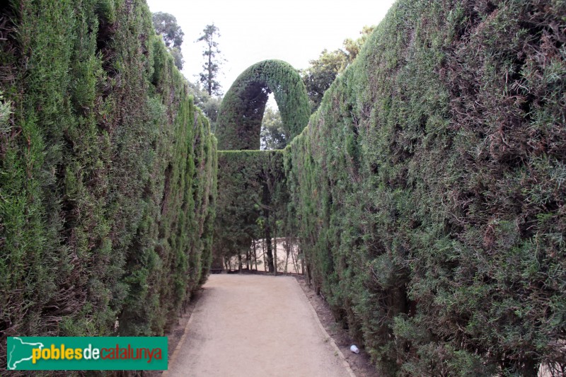 Barcelona - Jardins del Laberint d'Horta. Interior del laberint (Foto: Albert Esteves, 2014) Barcelona - Jardins del Laberint d'Horta. Interior del laberint