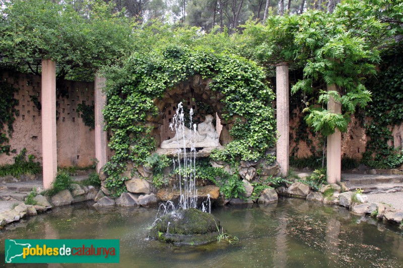 Barcelona - Jardins del Laberint d'Horta. Estany