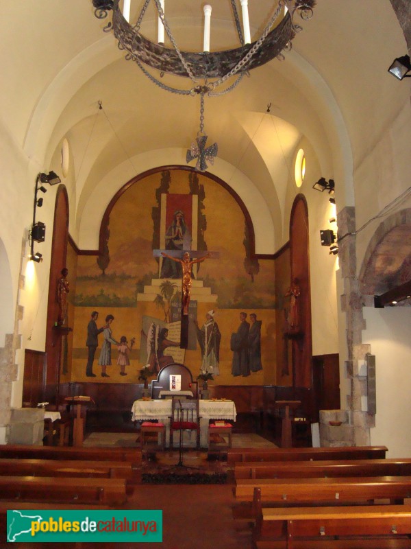 Barcelona - Església de Sant Genís dels Agudells. Interior