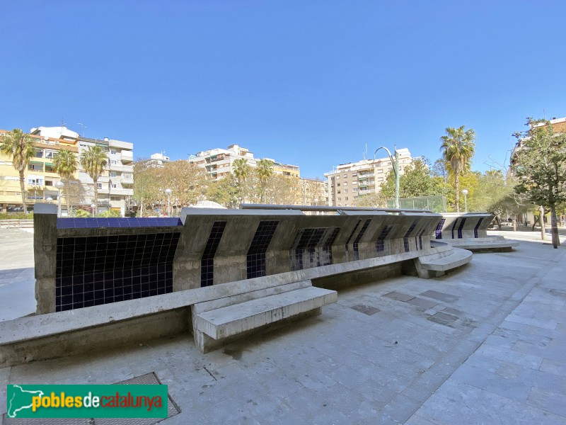 Barcelona - Plaça d'Àngel Pestaña (Foto: Albert Esteves, 2021) Barcelona - Plaça d'Àngel Pestaña