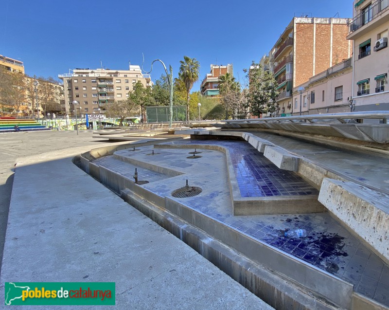 Barcelona - Plaça d'Àngel Pestaña (Foto: Albert Esteves, 2021) Barcelona - Plaça d'Àngel Pestaña