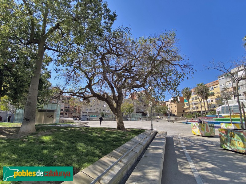 Barcelona - Plaça d'Àngel Pestaña (Foto: Albert Esteves, 2021) Barcelona - Plaça d'Àngel Pestaña