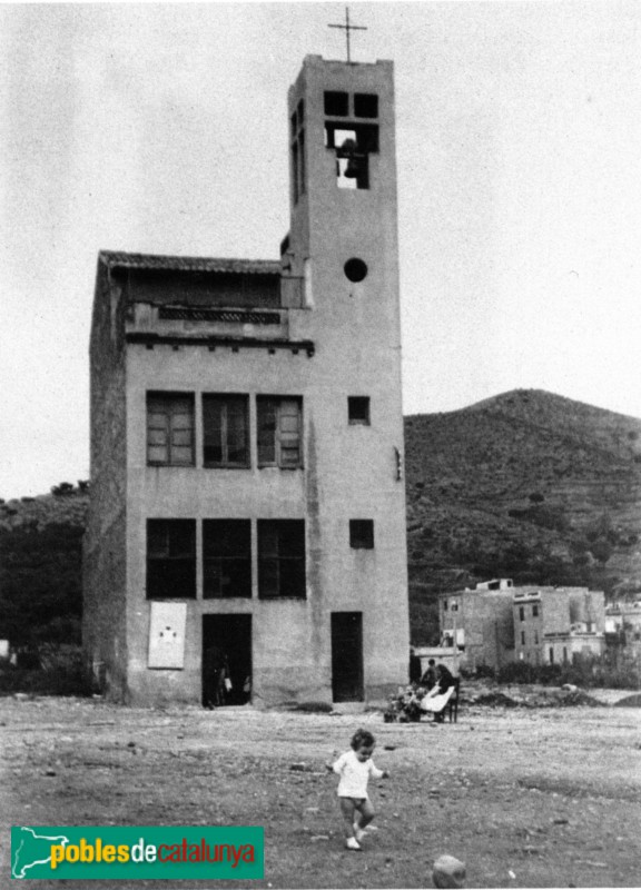 Barcelona - Església de Sant Mateu, a principis dels seixanta