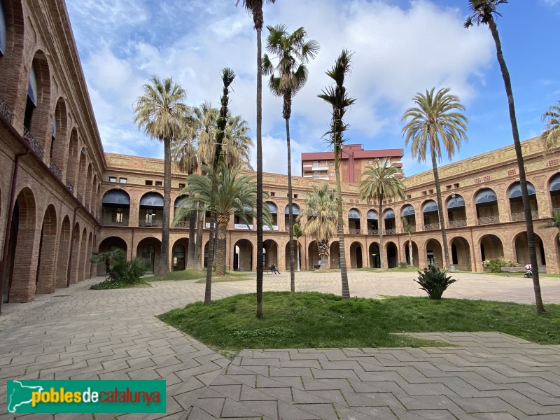 Institut Mental De La Santa Creu Barcelona La Guineueta Pobles De 