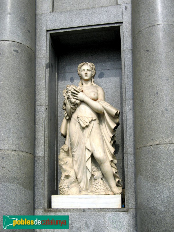 Barcelona - Edifici Banesto. Escultura de Frederic Marés (Foto: Albert Esteves, 2007) Barcelona - Edifici Banesto. Escultura de Frederic Marés