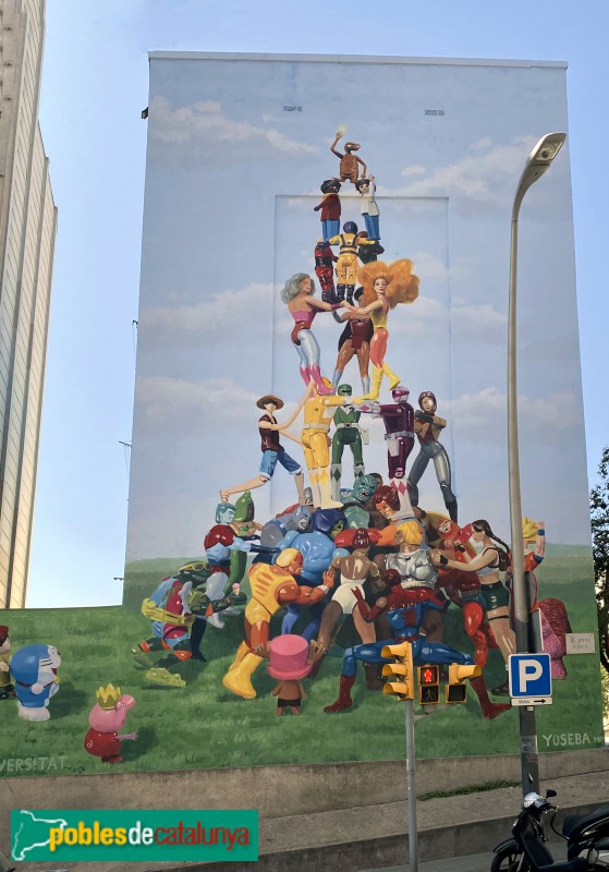 L'Hospitalet de Llobregat - Mural <i>L'Hospitalet és diversitat</i>