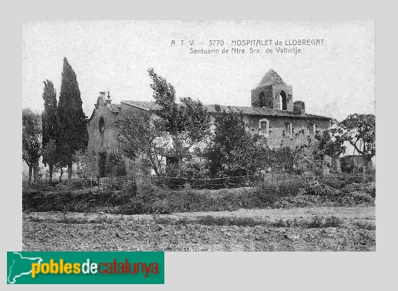 L'Hospitalet de Llobregat - Santa Maria de Bellvitge. Postal antiga