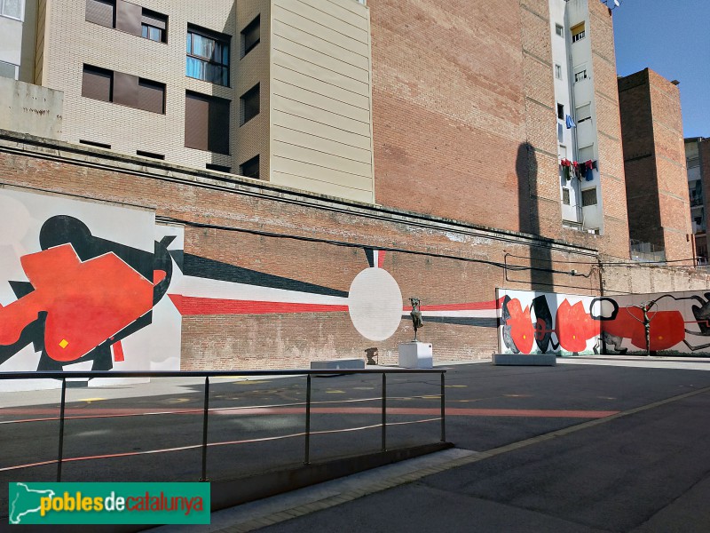L'Hospitalet de Llobregat - Mural de la Fundació Arranz-Bravo