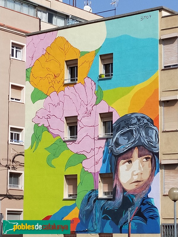 L'Hospitalet de Llobregat - Mural de la Florida (BToy)