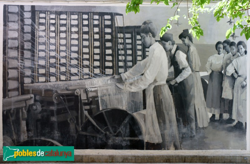 L'Hospitalet de Llobregat - Mural de les filadores