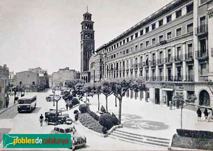 L'Hospitalet de Llobregat - Edifici de la Caixa. Postal antiga