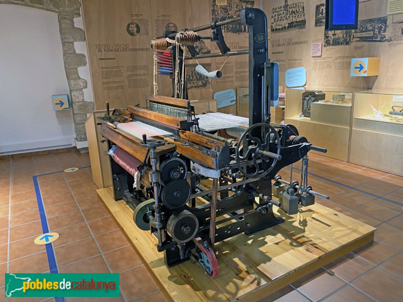 L'Hospitalet de Llobregat - Museu d'Història. Teler de seda de can Vilumara