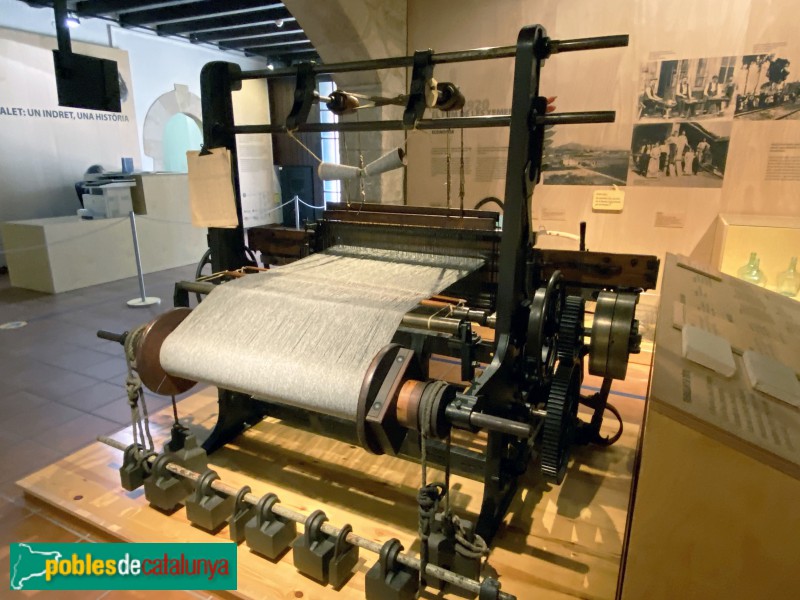 L'Hospitalet de Llobregat - Museu d'Història. Teler de seda de can Vilumara