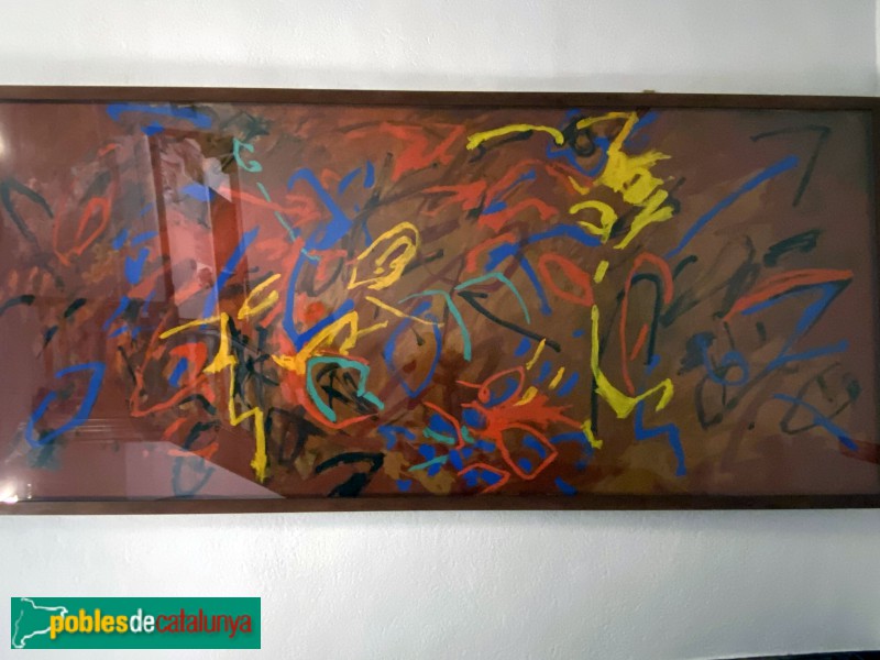 L'Hospitalet de Llobregat - Museu d'Història. Pintura de Robert Llimós, de 1977 (Foto: Albert Esteves, 2021) L'Hospitalet de Llobregat - Museu d'Història. Pintura de Robert Llimós, de 1977