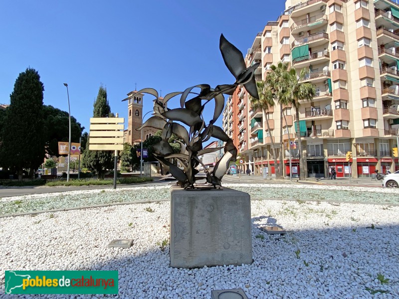 L'Hospitalet de Llobregat - Escultura Vol de coloms