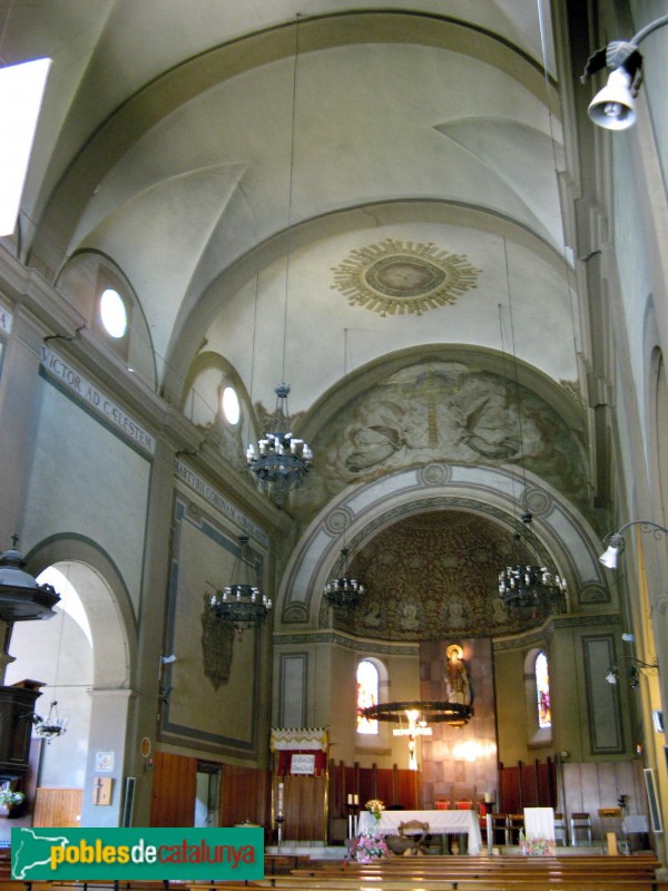Sant Vicenç dels Horts - Església. Interior