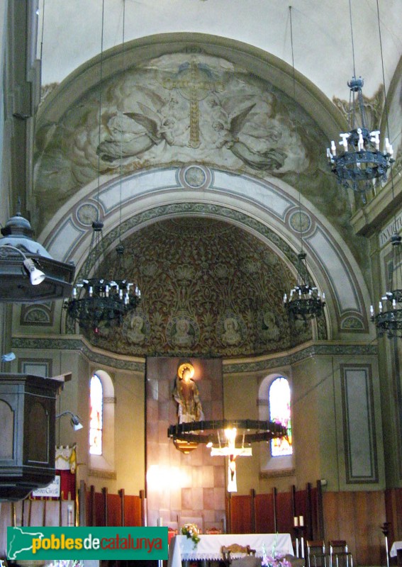 Sant Vicenç dels Horts - Església. Interior
