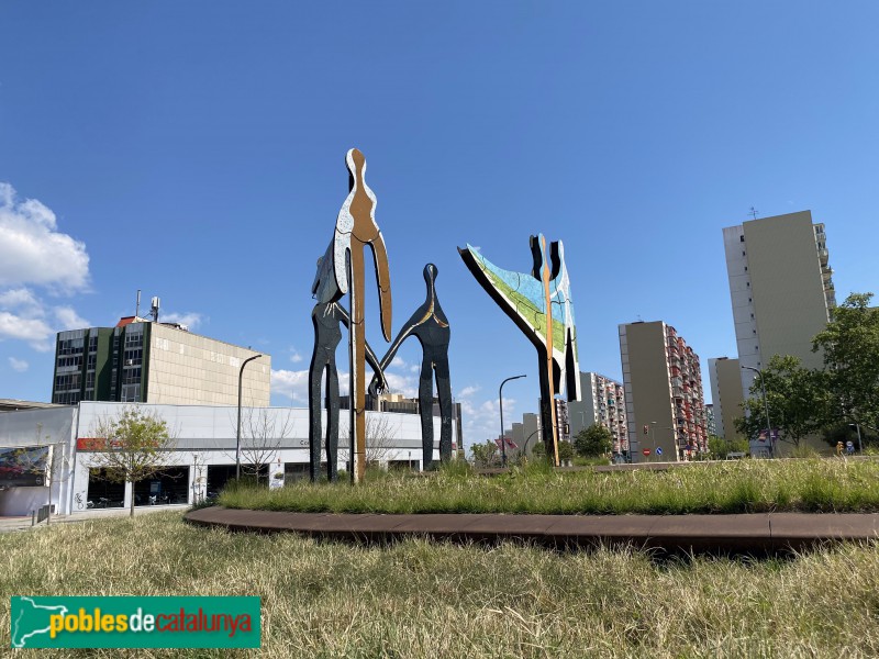 L'Hospitalet de Llobregat - Escultura <i>La Bòbila</i>