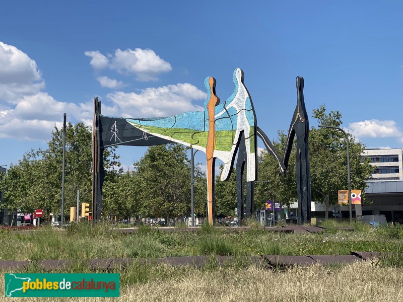 L'Hospitalet de Llobregat - Escultura <i>La Bòbila</i>