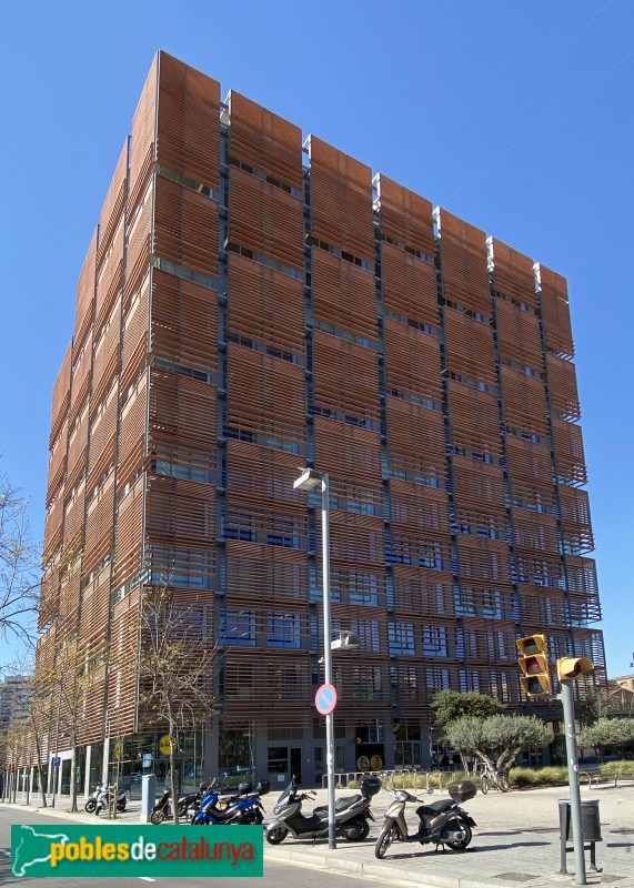 Barcelona - The Ó Building. Gran Via, 159