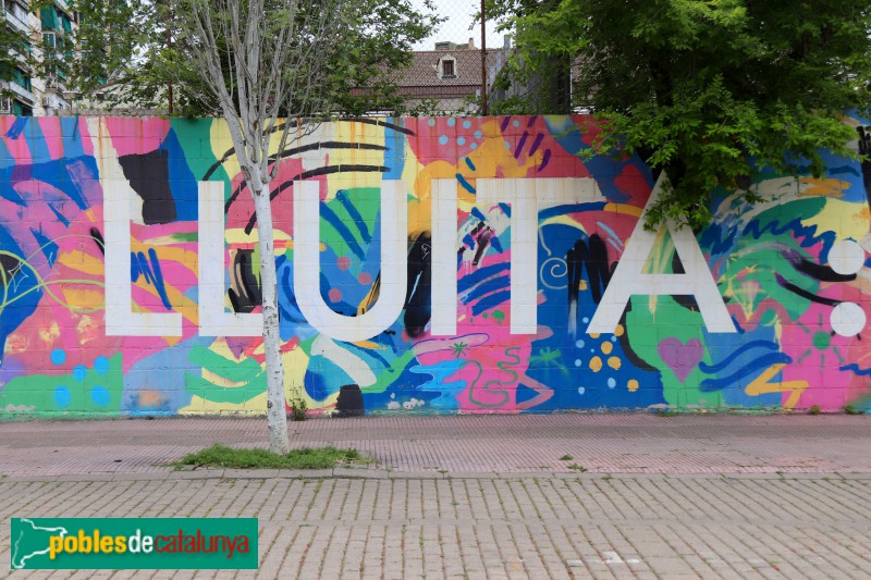 L'Hospitalet de Llobregat - Mural de l'Institut de Bellvitge