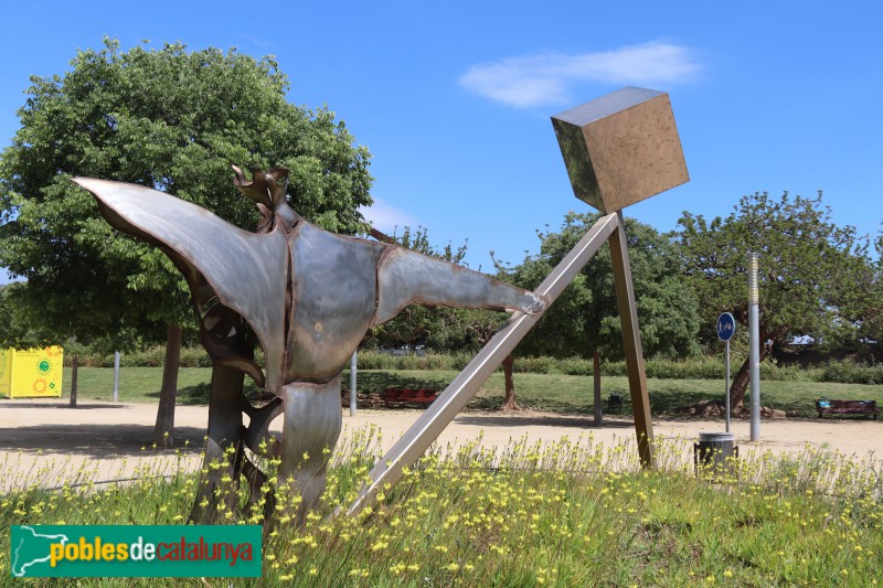 L'Hospitalet de Llobregat - Escultura Conseqüència d'equilibris